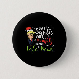Bóton Redondo 5.08cm Papais noeis de Natal Notícias falsas Engraçadas X