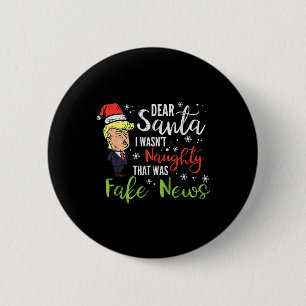 Bóton Redondo 5.08cm Papais noeis de Natal Notícias Falso Engraçado Xma