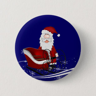 Bóton Redondo 5.08cm Papais noeis e o Natal dele