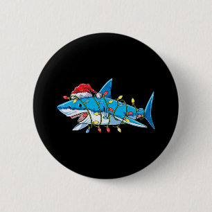 Bóton Redondo 5.08cm Papais noeis Nozes de Natal Sharkmas Árvore Xmas B