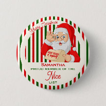 Papais noeis Pai Natal Lista Nice Membro Orgulhoso