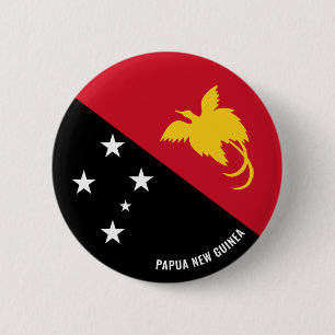 Bóton Redondo 5.08cm Papua Nova Guiné Sinalizador encantador Patrióti