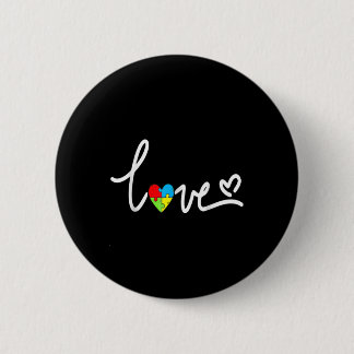 Bóton Redondo 5.08cm Para Homens Autismo Sensibilização Teto Mais Taman