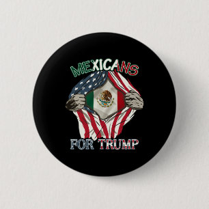 Bóton Redondo 5.08cm Para o Trump 2024, Bandeira de Amizade dos Eua no