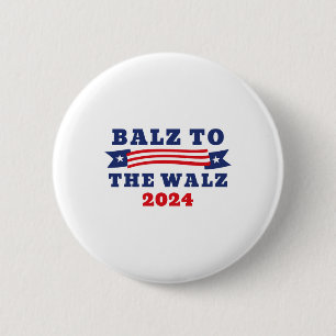 Bóton Redondo 5.08cm Para O Walz 2024 Kamala Harris Tim Waltz Eleição