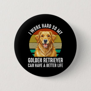 Bóton Redondo 5.08cm Para Que Meu Retriever Dourado Tenha Uma Vida Melh