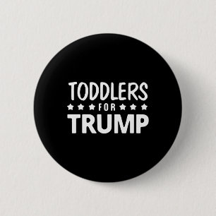 Bóton Redondo 5.08cm Para Trump Crianças Trump 2024