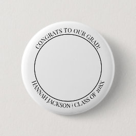 Bóton Redondo 5.08cm Parabéns ao nosso Formando! Foto - Classe 20xx