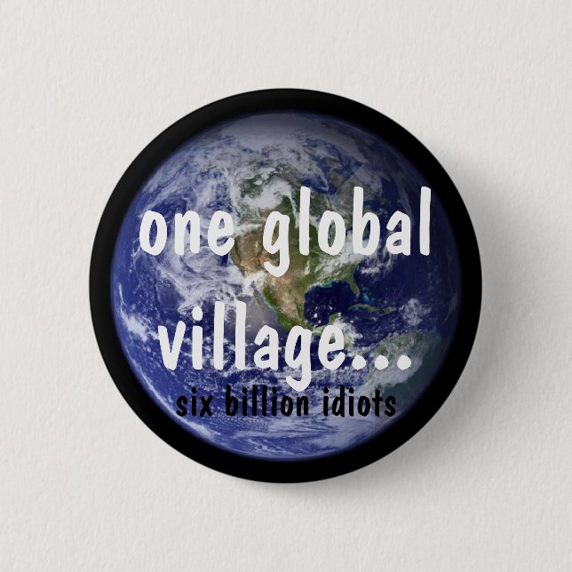 Bóton Redondo 5.08cm PARE o botão de FARK (design 2) (Frente)