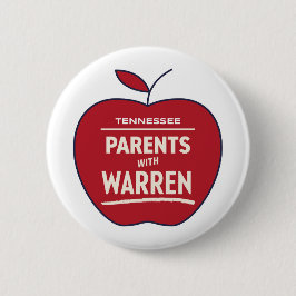 Bóton Redondo 5.08cm Parentes Do Tennessee Com Elizabeth Warren