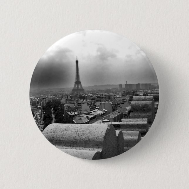 Bóton Redondo 5.08cm Paris (Frente)