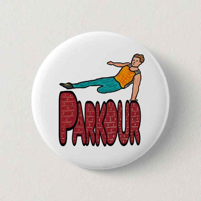 Bóton Redondo 5.08cm Parkour (Frente)
