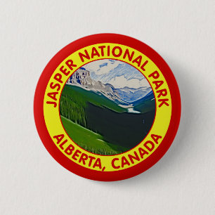 Bóton Redondo 5.08cm Parque nacional de jaspe, Alberta, Canadá