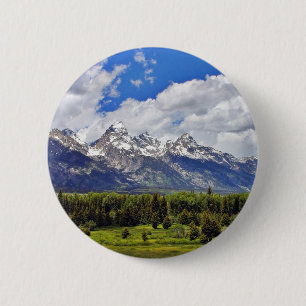 Bóton Redondo 5.08cm Parque nacional grande de Teton