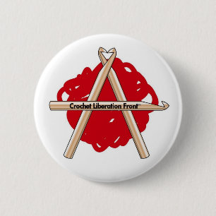 Bóton Redondo 5.08cm Parte dianteira da libertação do Crochet