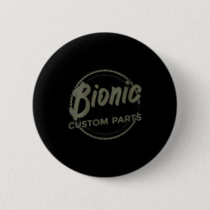 Bóton Redondo 5.08cm Partes do Clube do Joelho Biónico Feminino Piadas 