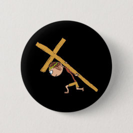 Bóton Redondo 5.08cm Páscoa Cross