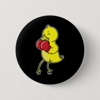 Bóton Redondo 5.08cm Pássaro Faz Boxe