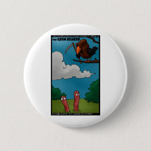 Bóton Redondo 5.08cm Pássaros Para Minhocas O Béquer Sinistro Camisetas