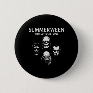 Bóton Redondo 5.08cm Passeio Mundial Summerween 2025 Monstros Diversão