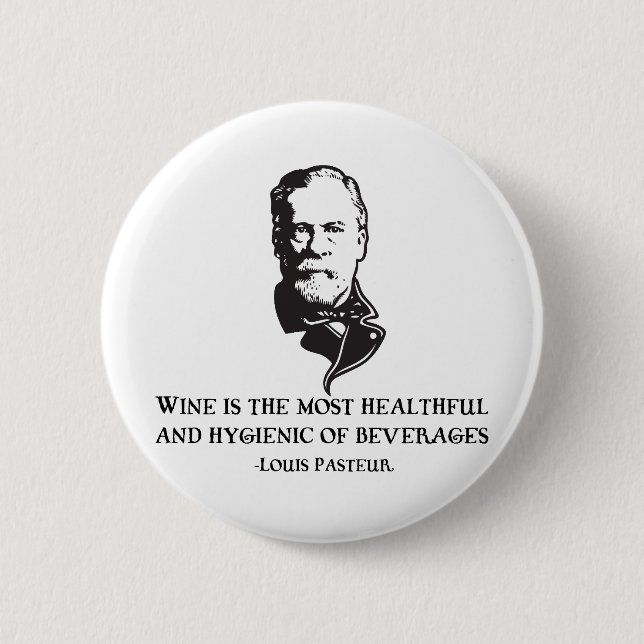 Bóton Redondo 5.08cm Pasteur - vinho (Frente)
