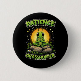 Bóton Redondo 5.08cm Patience Grasshopper