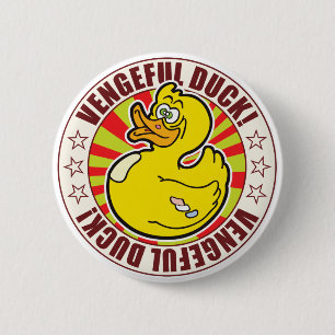 Bóton Redondo 5.08cm Pato vingativo
