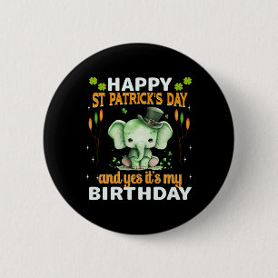 Bóton Redondo 5.08cm Patrick Day Green Men Mulheres Paddys