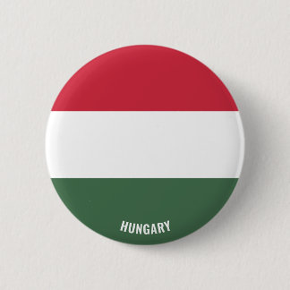 Bóton Redondo 5.08cm Patriótico de Bandeira da Hungria Custa