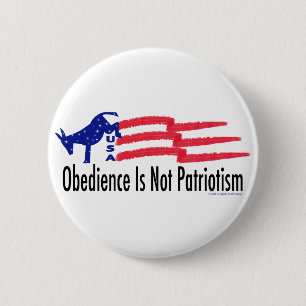 Bóton Redondo 5.08cm Patriotismo da Obediência