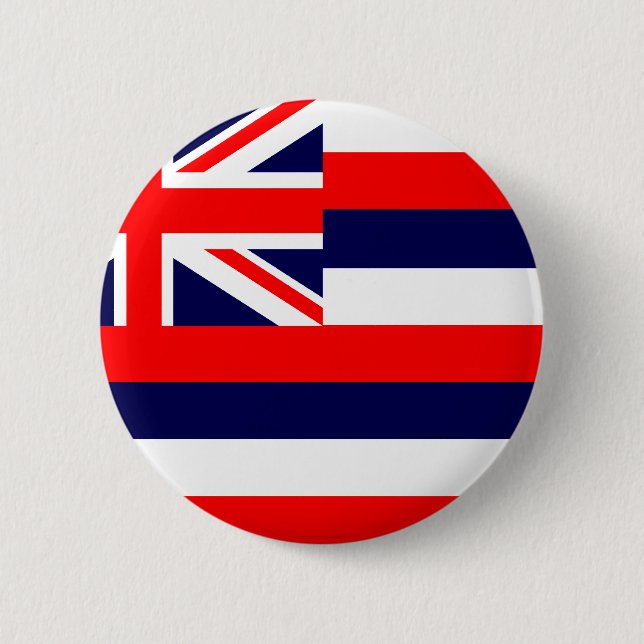 BÓTON REDONDO 5.08CM PAVILHÃO HAWAII/HAWAIIAN (Frente)