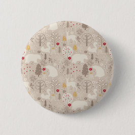 Bóton Redondo 5.08cm Pavimentos de Borracha Cúbica Padrão Nórdico Natal