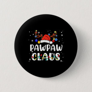 Bóton Redondo 5.08cm Pawpaw Claus Santa Hat Reindeer Fama de Natal Dive