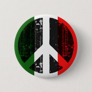 Bóton Redondo 5.08cm Paz em Italia