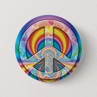 Bóton Redondo 5.08cm paz - personalizada
