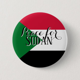 Bóton Redondo 5.08cm Peace for Sudan Button Pin Solidarity & Awareness
