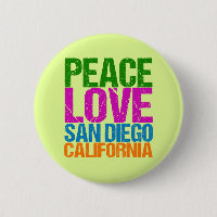 Peace Love San Diego California