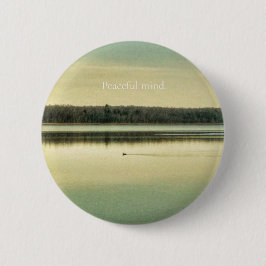 Bóton Redondo 5.08cm Peaceful Mind – Original Lake Photography Button