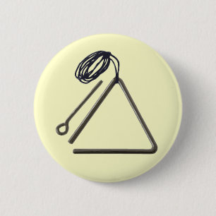 Bóton Redondo 5.08cm Pedaços sim, eu jogo o triângulo!