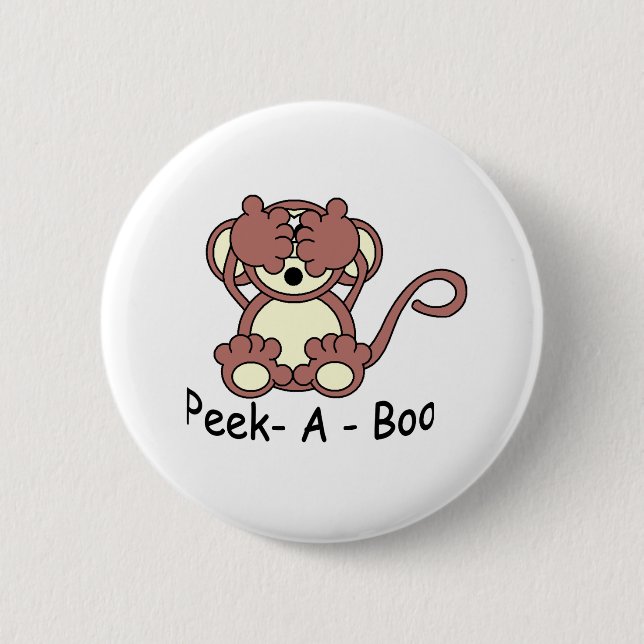 Bóton Redondo 5.08cm Peekaboo (Frente)