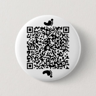 Bóton Redondo 5.08cm Pegadas na lua