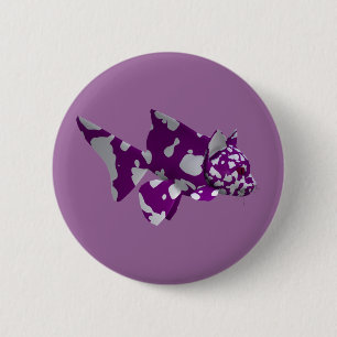 Bóton Redondo 5.08cm Peixe-gato roxo