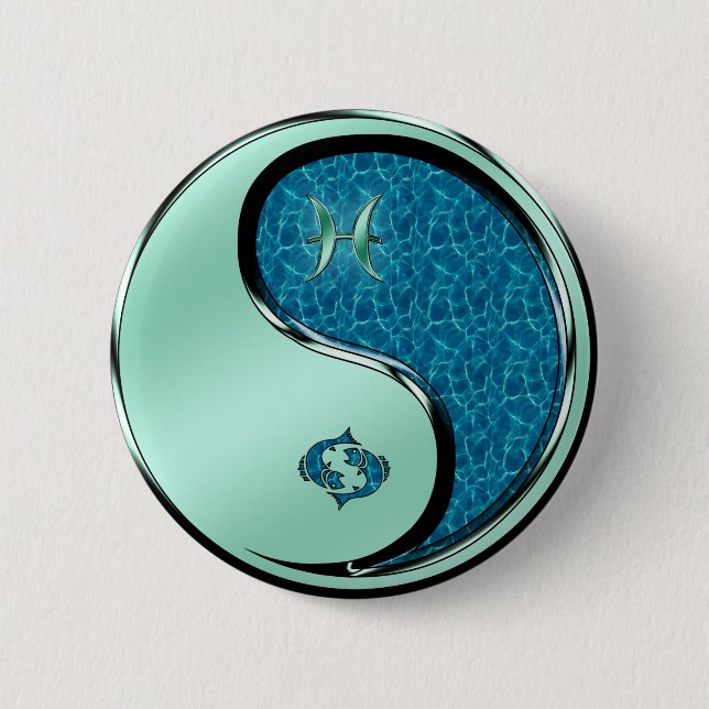 Bóton Redondo 5.08cm Peixes (Frente)