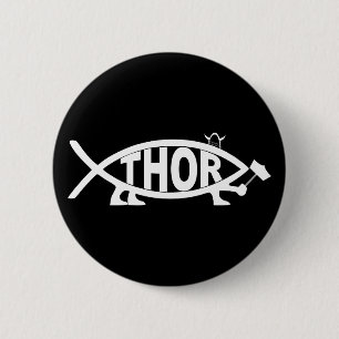 Bóton Redondo 5.08cm Peixes do THOR