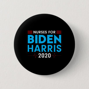 Bóton Redondo 5.08cm Pela Votação De Biden Harris 2020