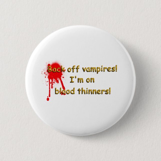 Bóton Redondo 5.08cm Pensadores de sangue (Frente)