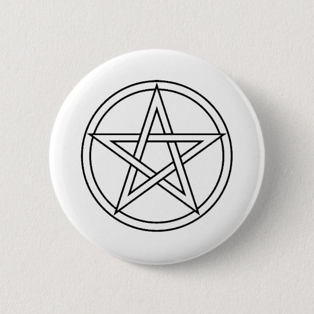 Bóton Redondo 5.08cm Pentacle preto (Frente)