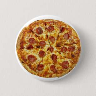 Bóton Redondo 5.08cm Pepperoni Pizza