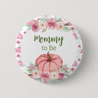 Bóton Redondo 5.08cm Pequena Mamãe rosa-abóbora para ser pino - Persona