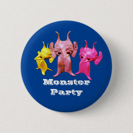 Bóton Redondo 5.08cm Pequenos marcianos, personalizados para crianças.